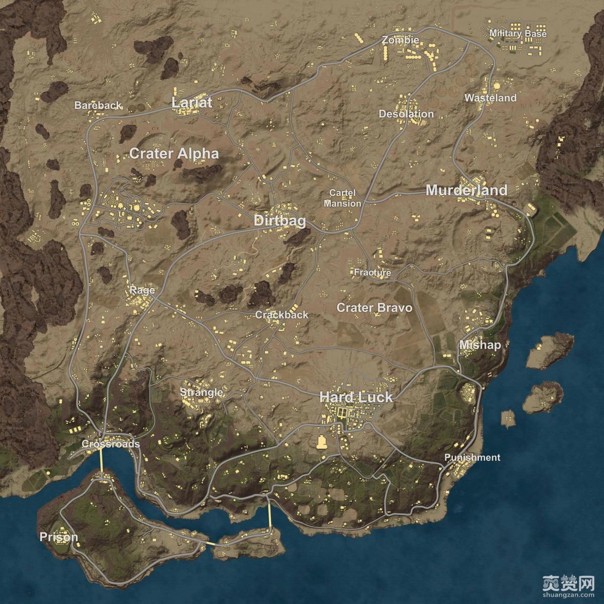 绝地求生,新地图,沙漠,PUBG,爽赞网