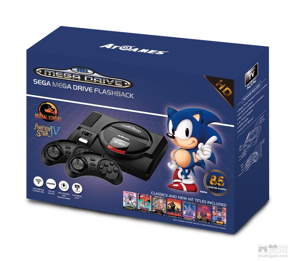 SEGA,复古,游戏机,Mega Drive,爽赞网